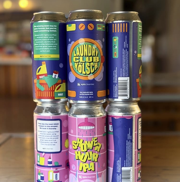 Beer made using recycled shower water hits the market