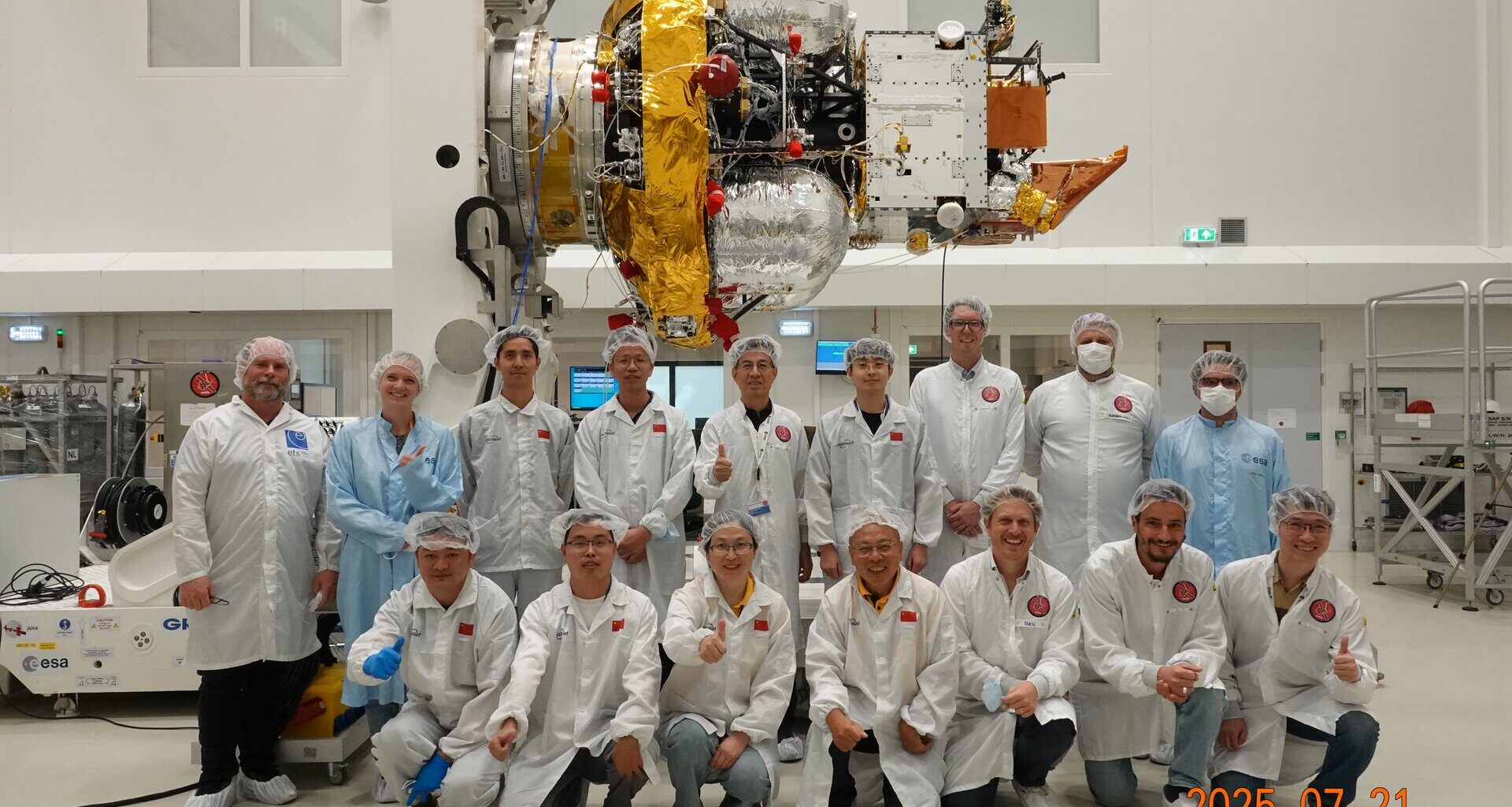 ESA and CAS teams working on the Smile mission
