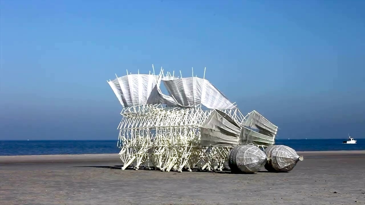 The Extraordinary Evolution of Theo Jansen's Incredible Wind-Powered 'Strandbeest' Walking Sculptures