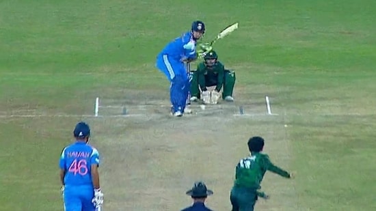 Vaibhav Suryavanshi brings out the aggressive side(Screengrab)