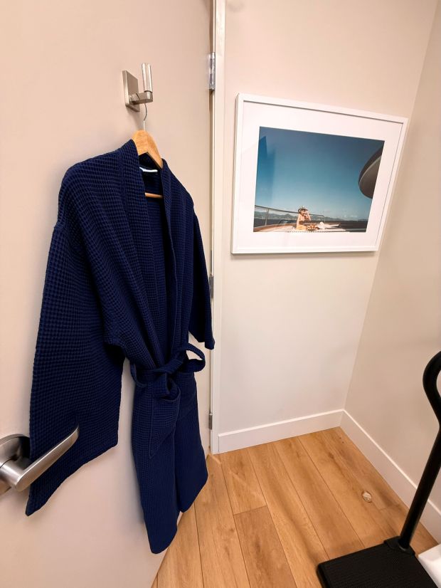 Sollis Health robes. (Photo courtesy of Melissa Heckscher)