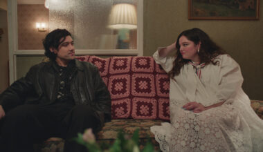 Will Sharpe and Megan Stalter in Too Much