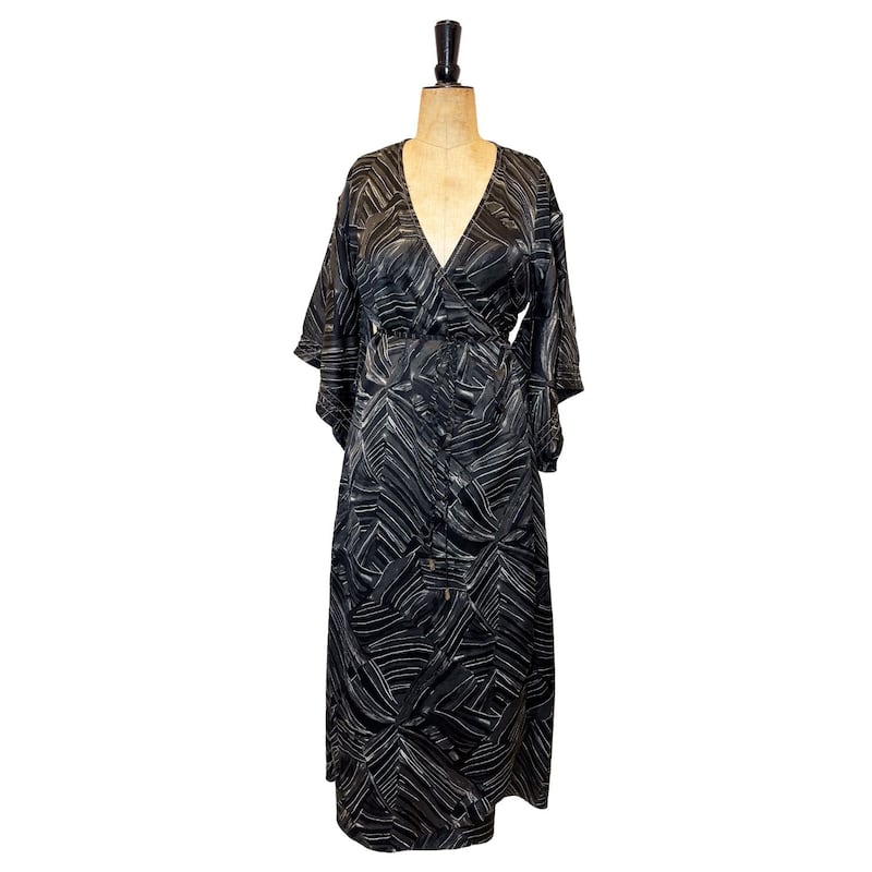 Kimono style dress worn by the late Sínead O’Connor, designed by Joanne Hayes (€600-€800)