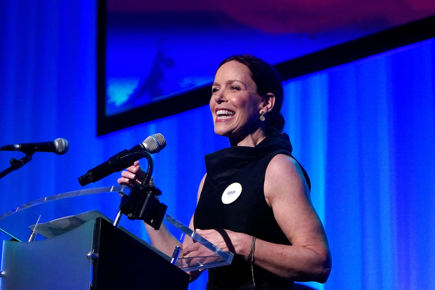 Sarah Iselin, CEO of Blue Cross Blue Shield of Massachusetts, in 2022.