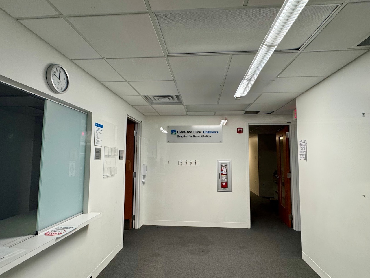 Former Cleveland Clinic office at the Don Umerley Civic Center, 2025.