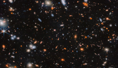 Webb discovers rapidly growing black hole in the very early universe