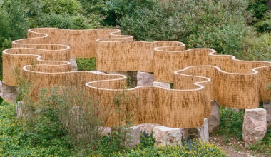 atelier faber stacks reeds over luxembourg stone to revive soil porosity