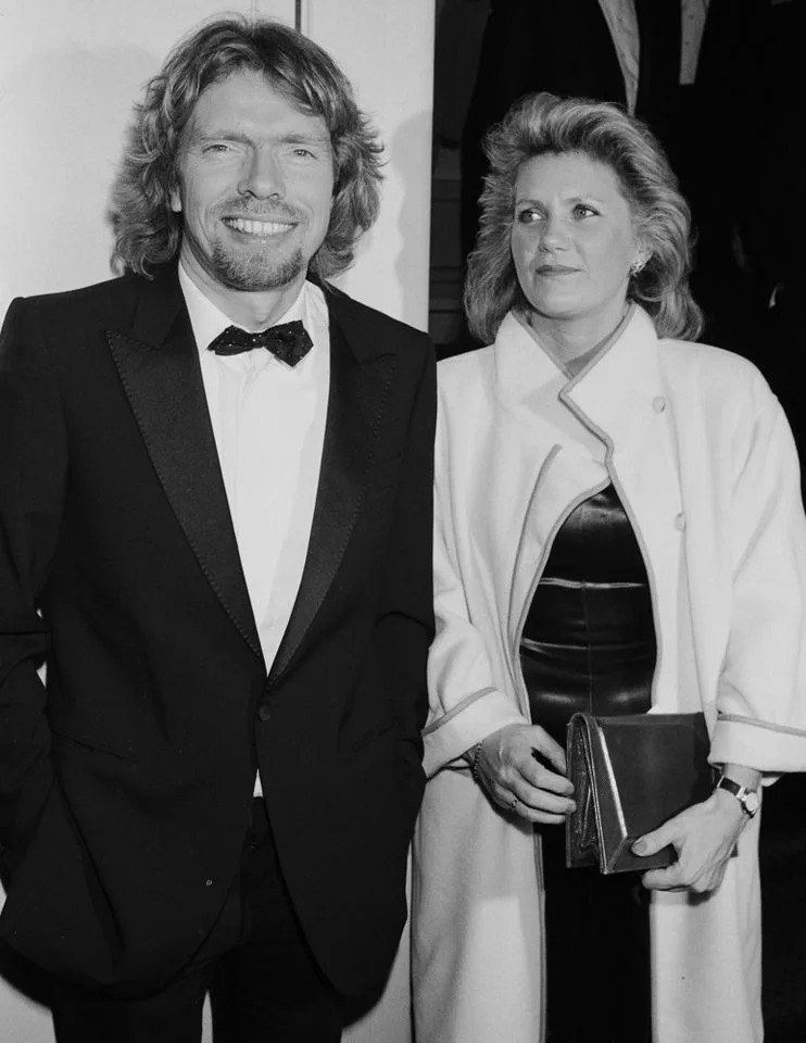 Dave Hogan/Hulton Archive/Getty  Richard Branson and Joan Templeman, circa 1985.