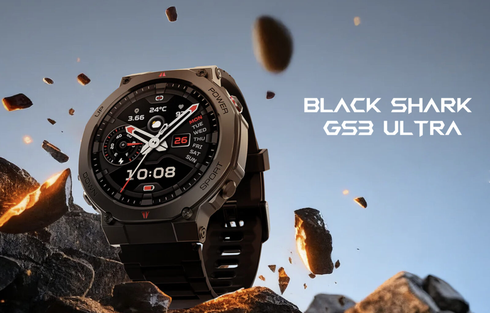 Xiaomi launches new Black Shark GS3 Ultra smartwatch with dual-band GPS and 1,000 nit AMOLED display