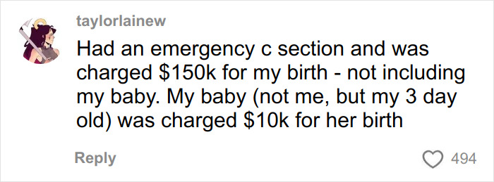 Tweet about being charged extremely high fees for emergency medical procedures, highlighting pay for ambulance rides issues.