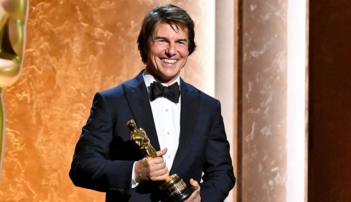 Hollywood Icon Tom Cruise Receives His First Oscar