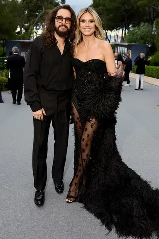 Andreas Rentz/amfAR/Getty Tom Kaulitz and Heidi Klum in May 2025