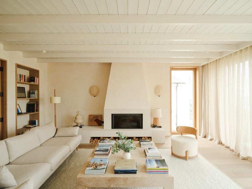 Living space interior at The Cornwall Retreat