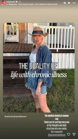 Bella Hadid/ Alexandra Cain Wildeson/Instagram Bella Hadid's Instagram Stories