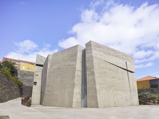 Civic and Community Winner: The Holy Redeemer Church and Community Centre of Las Chumberas by Fernando Menis in La Laguna, Spain. Image credit: Roland Halbe, Simona Rota, Hisao Suzuki