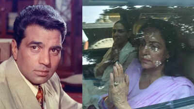 Dharmendra last rites: Esha Deol breaks into tears, Hema Malini folds hands; Amitabh Bachchan, Salman Khan, Aamir Khan and other celebs leave crematorium after paying final respects