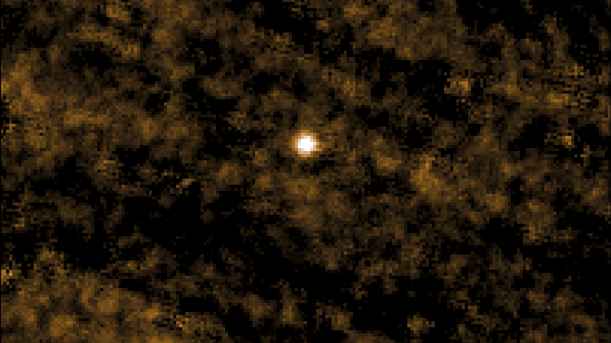 A GIF of comet 3I/ATLAS images taken by the PUNCH mission between Sept. 28 and Oct. 10.