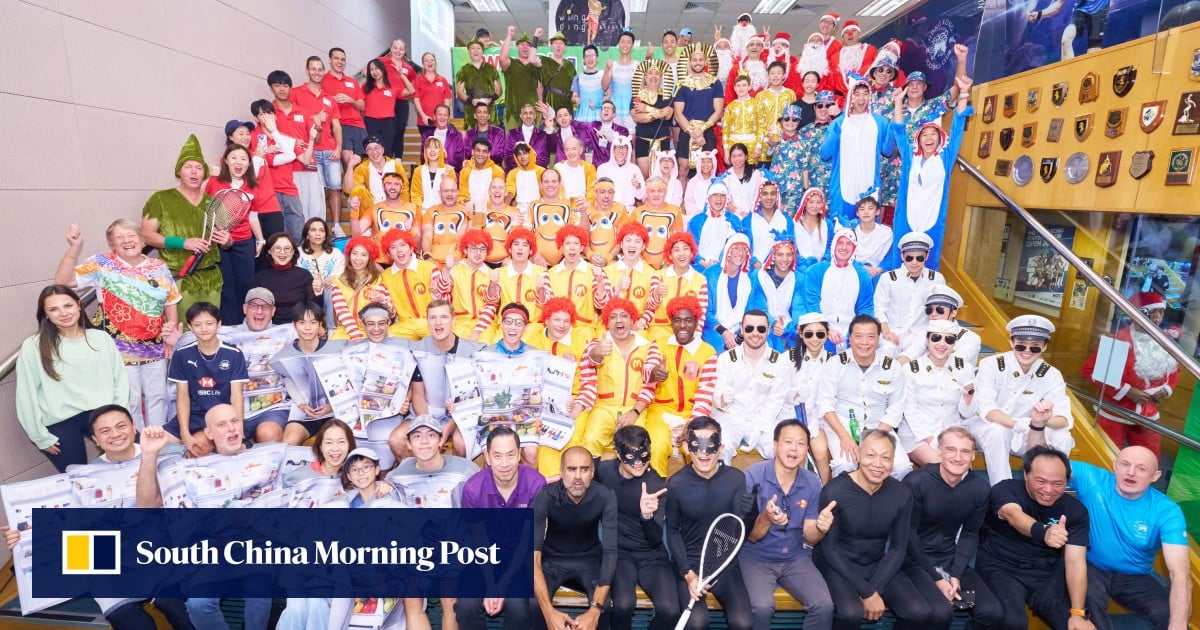 Hong Kong fancy dress squash event serves up HK$390,000 for Operation Santa Claus