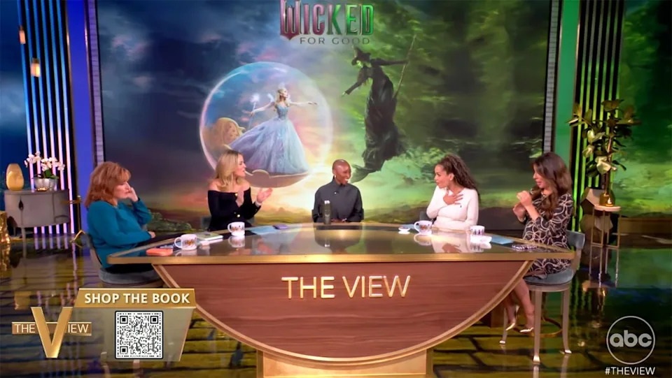 ABC 'The View' cohosts get emotional with Cynthia Erivo