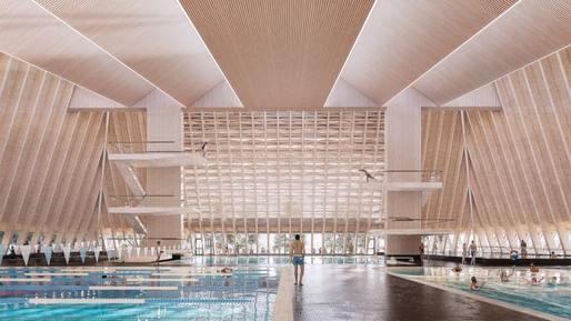 Civic Winner: Vancouver Aquatic Centre by MJMA Architecture & Design + Acton Ostry Architects in Vancouver, Canada. 