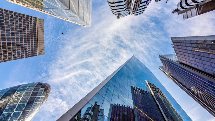 Skyscrapers in City of London, UK