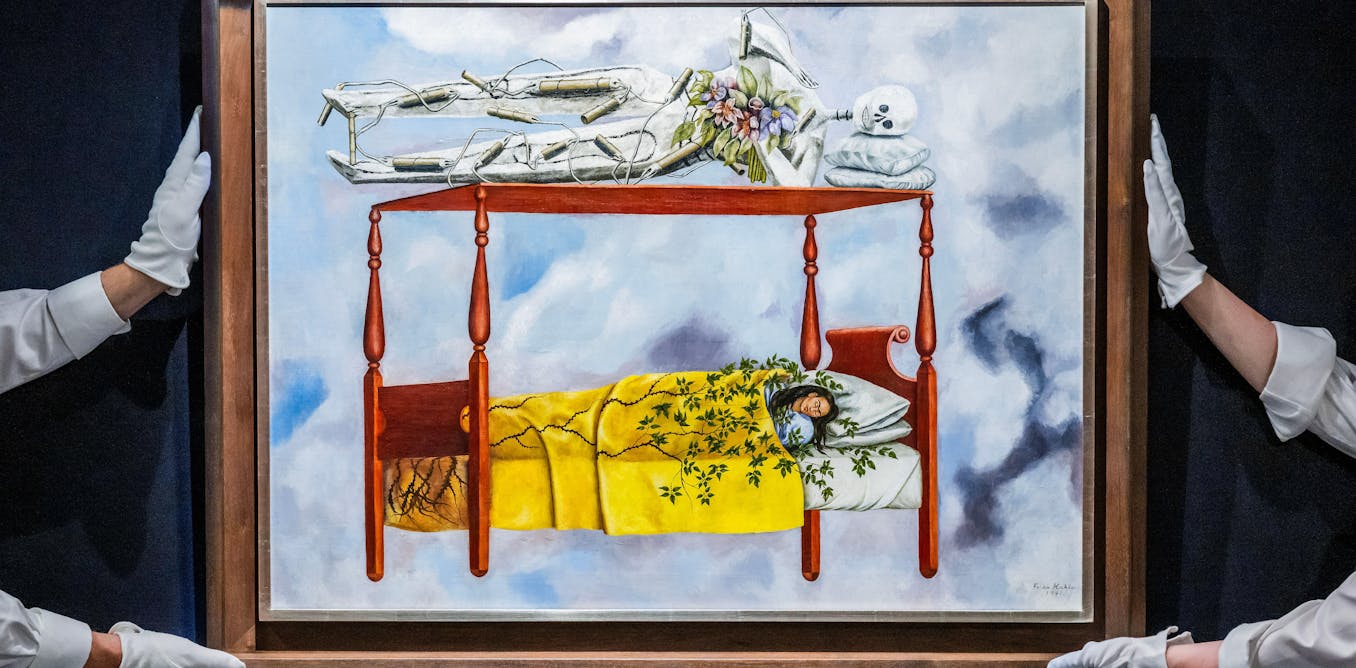 Frida Kahlo’s record-breaking painting El Sueño positions death as a roommate