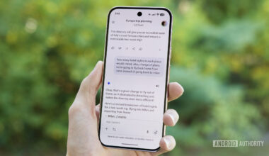 Gemini app running on a Pixel, showing a conversation about planning a European vacation.