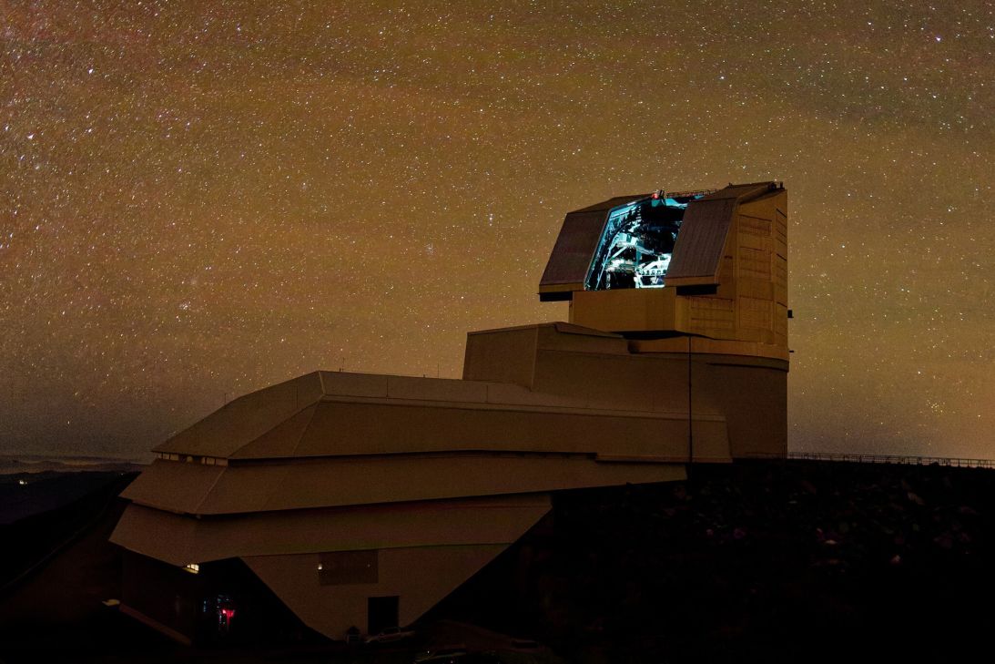 The night sky dazzles above the Vera C. Rubin Observatory in Cerro Pachon, Chile on June 8. Beginning in early 2026, the observatory's decade-long Legacy Survey of Space and Time will generate an ultra-wide, ultra-high-definition time-lapse record of the universe.