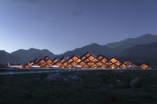 Infrastructure Winner: Gelephu International Airport by BIG-Bjarke Ingels Group in Gelephu, Bhutan. Image credit: BIG