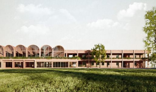 Brookside Secondary School in Asaba, Nigeria by STUDIO CONTRA. Image courtesy of Holcim Foundation