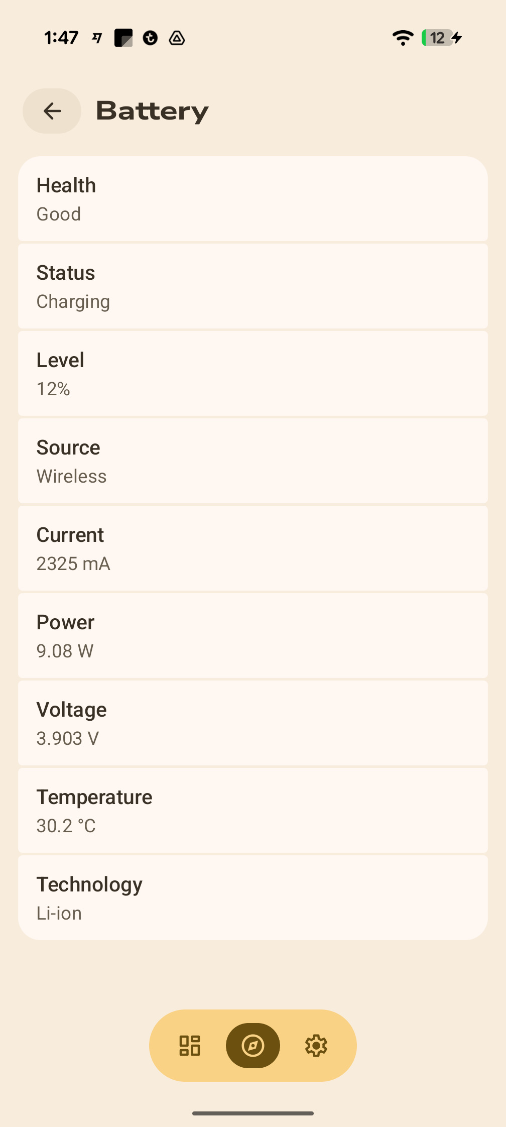 google pixel 9 pro xl inware screenshot old qi 15W
