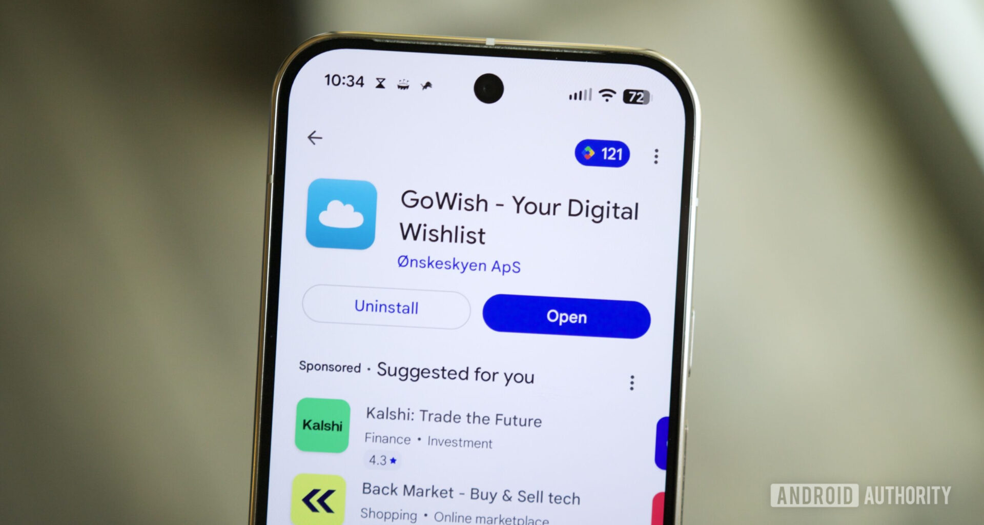 GoWish on the Play Store.