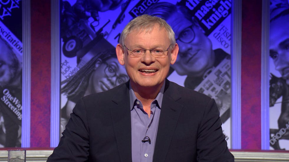 have i got news for you, martin clunes hosting the show in the studio