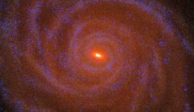 Flattened halo of dark matter could explain high-energy 'glow' at Milky Way’s heart – Physics World