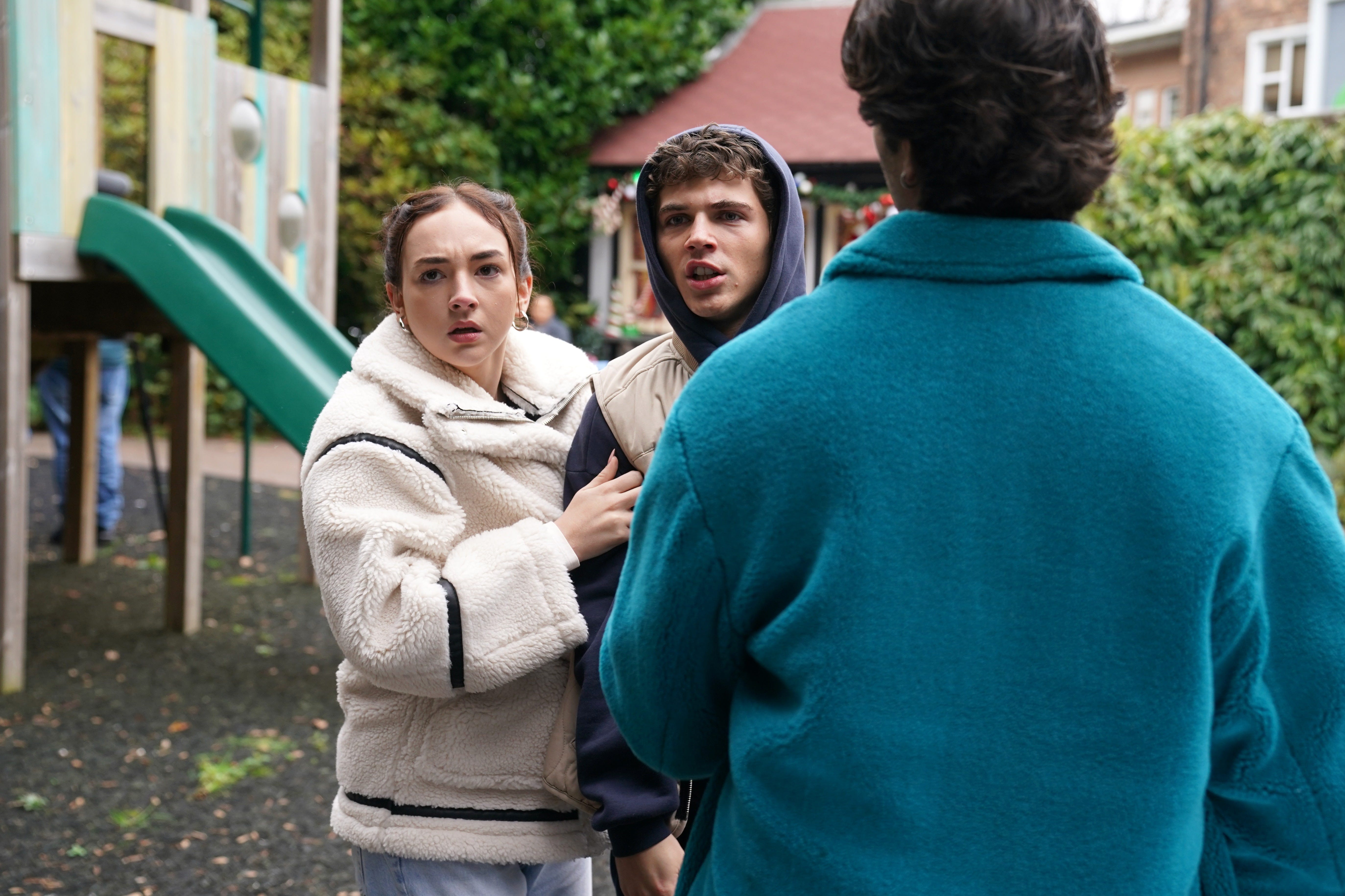 frankie osborne and lucas hay in hollyoaks