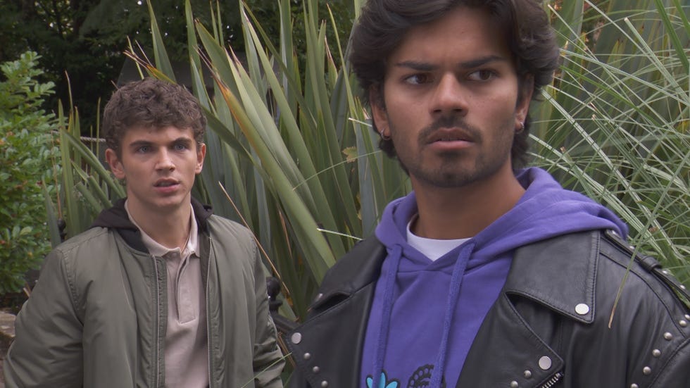 lucas hay and dillon ray in hollyoaks