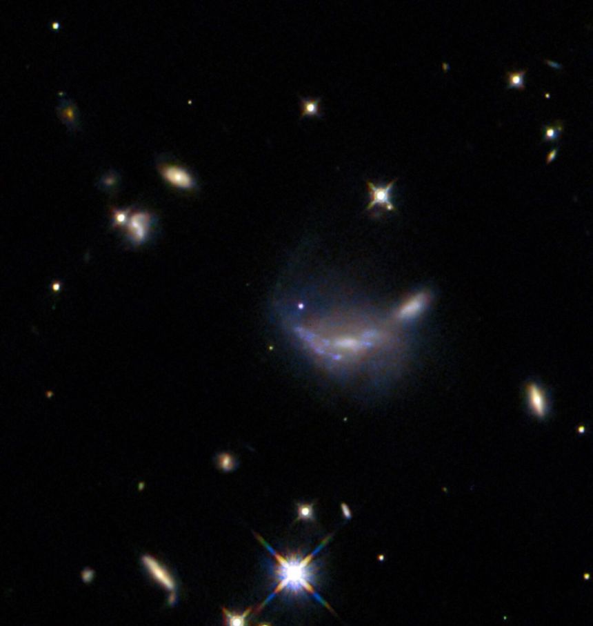 This Hubble Space Telescope image features a supernova in the constellation Gemini.