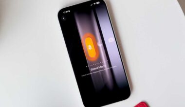 iPhone action button customization screen