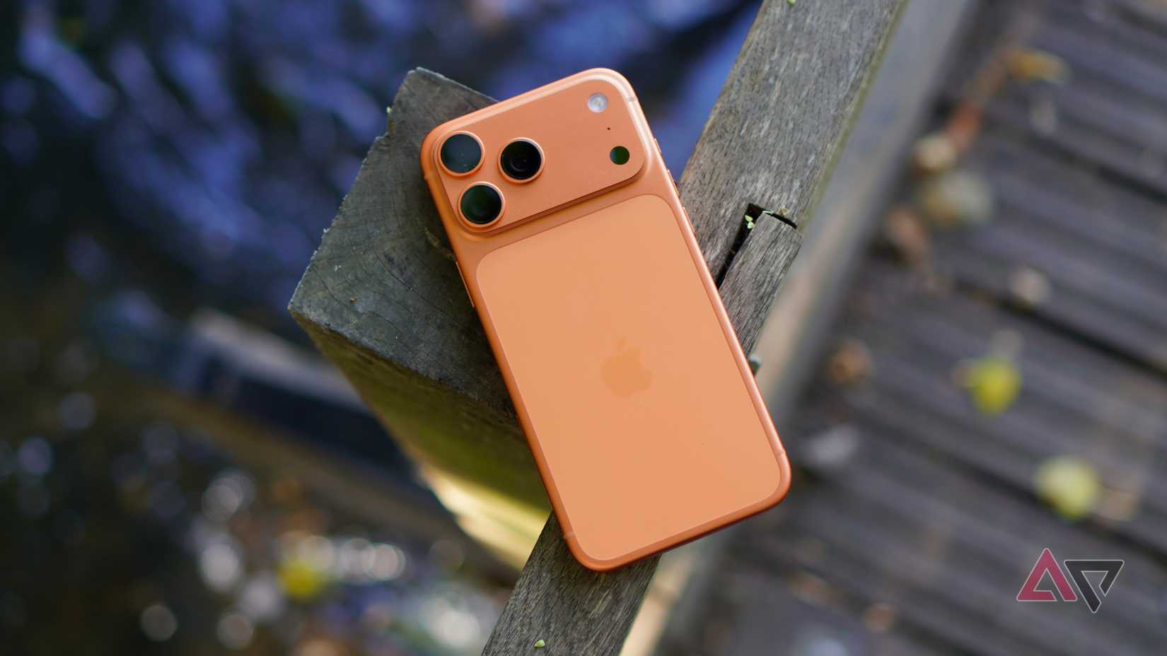 The Apple iPhone 17 Pro Max seen from above