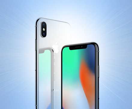 A photo of two iPhones with no cases.