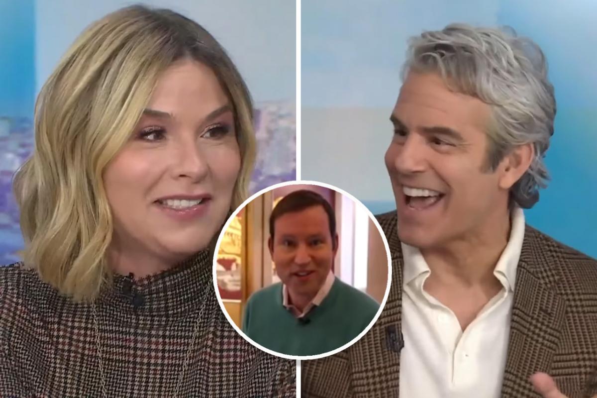 Andy Cohen Teases Jenna Bush Hager’s Husband On ‘Today’ For Sending Her A Birthday Message That Looks Like “A Hostage Video”