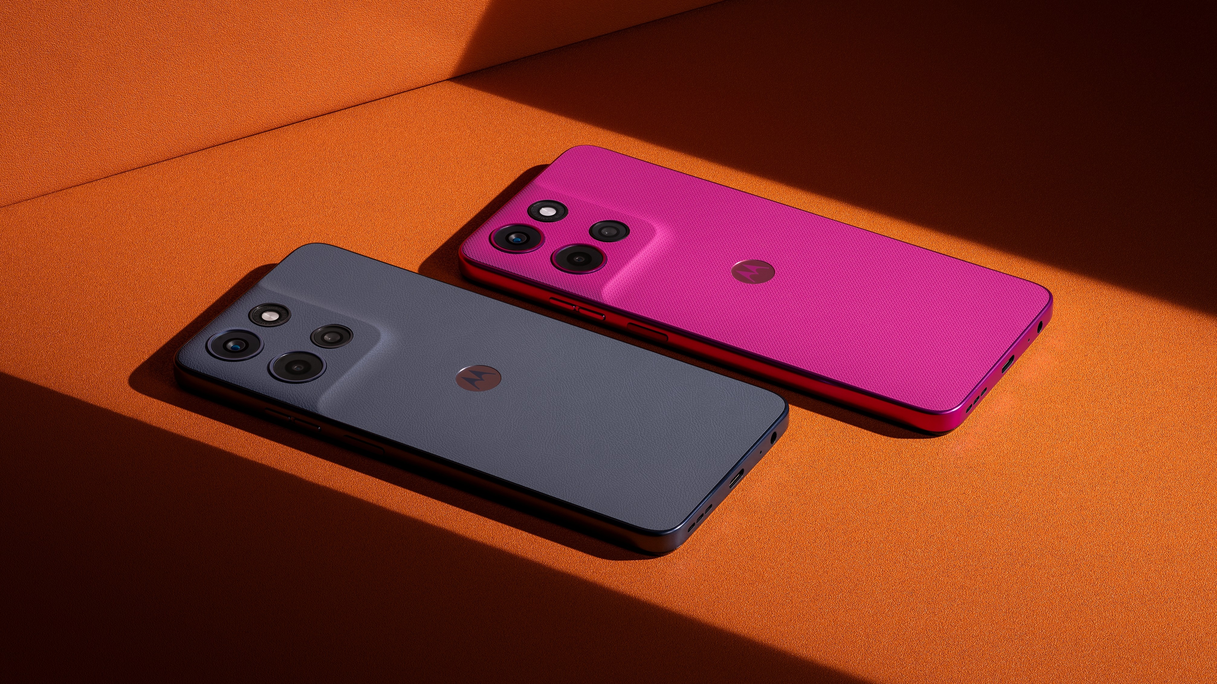 Moto G 2026 colors next to each other