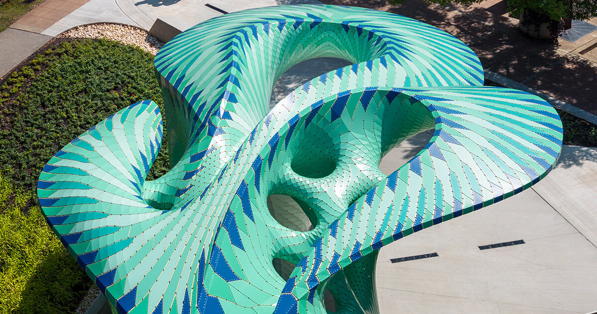 MARC FORNES / THEVERYMANY brings aluminum sculpture to tennessee’s knoxville park