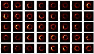 A sequence of snapshots simulating the rotating Hayward black hole. Credit: Science China Press/Guo, et al