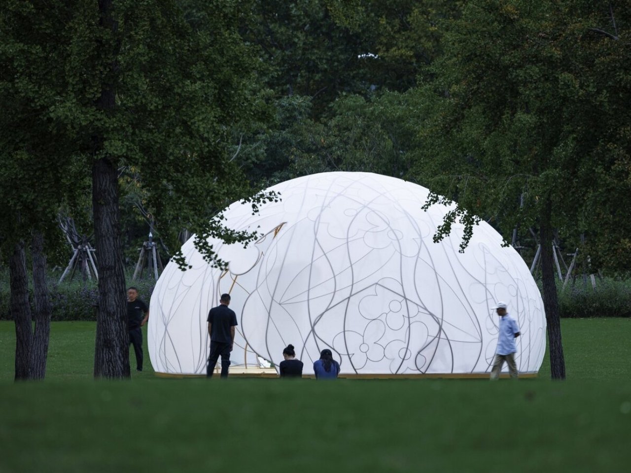 This Glowing Dome Just Turned Shanghai’s Park Into a Moon
