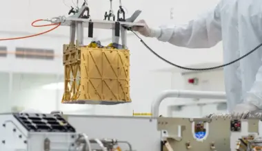 MOXIE being loaded onto the Perseverance rover. Credit - NASA / JPL-Caltech