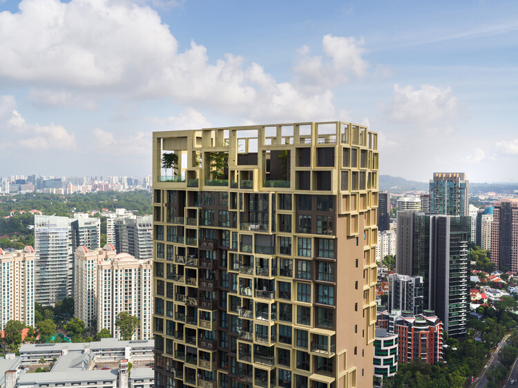MVRDV Clads ADDP Architects' Modular Residential Towers with a Pixelated Facade in Singapore - Image 1 of 27