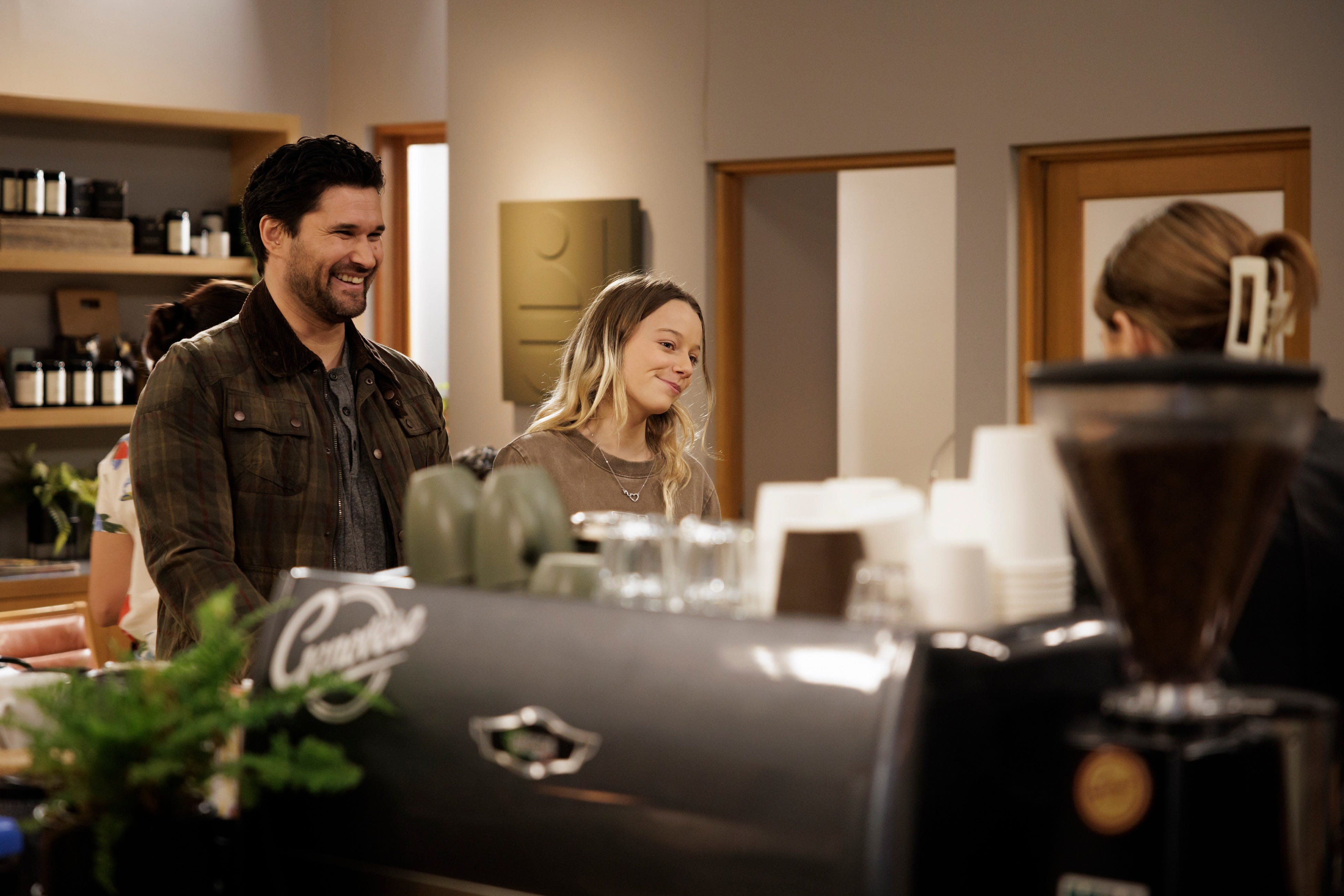 clint hendry and addison rutherford in neighbours