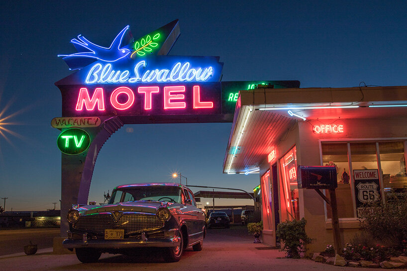 neon signs and retro rooms: ellie seymour's book maps mid-century motels across the US