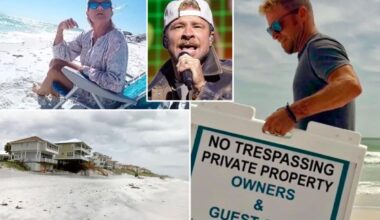 Backstreet Boys singer Brian Littrell embroiled in bitter legal battle over beach at his Florida home